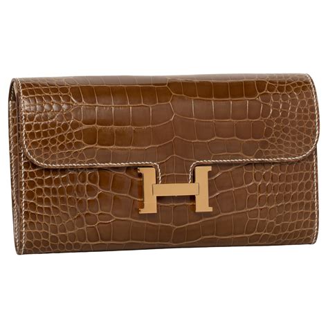 hermes lizard constance|Hermes constance long wallet price.